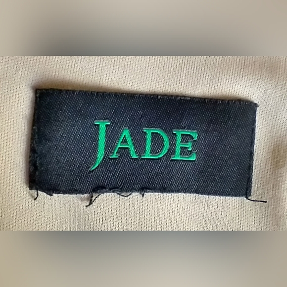 JADE WOMEN'S/MISSES SIZE LARGE DRESS DARK MIDNIGHT BLUE LACE TAN LINING NWOT - Picture 5 of 13